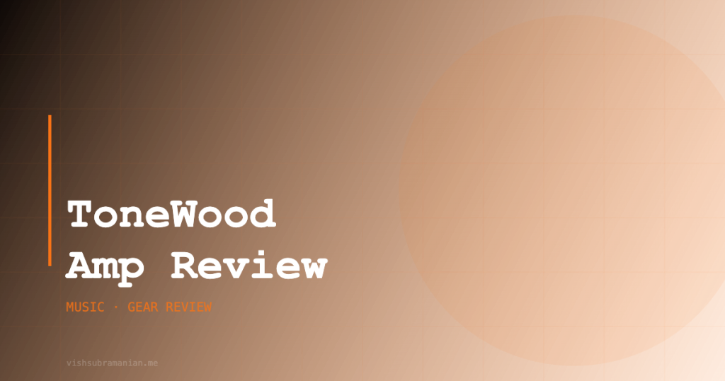 ToneWood amp review