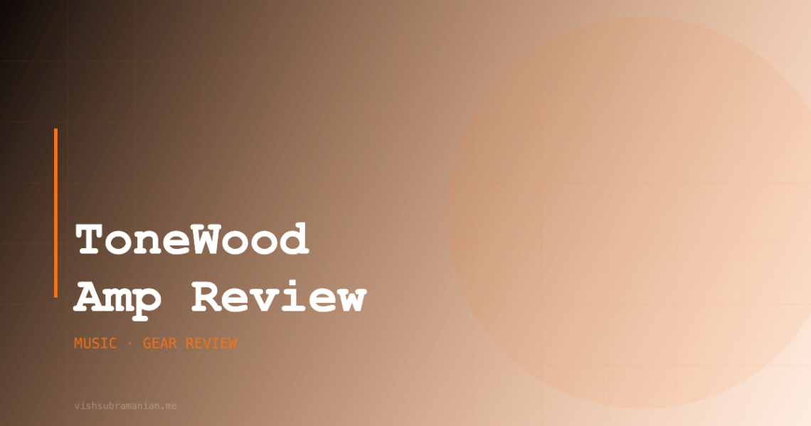ToneWood amp review