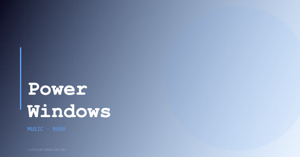 Power Windows